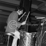 8401 John Densmore of  The Doors onstage at the Exhibit Hall in Phoenix Arizona on 11-7-68. Photo by Tom Franklin.