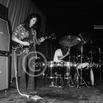 8459 Leigh Stephens and Paul Whaley of Blue Cheer onstage at the Exhibit Hall in Phoenix Arizona on 3-30-68. Photo by Tom Franklin
