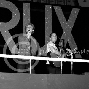 8634 Simon and Garfunkle performing in the Coliseum in Phoenix Arizona on 8-22-68. Photo by Tom Franklin.