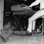 8879 Jim Morrison on the floor onstage on 11-7-68. I wonder what he was doing down there?  Photo by Tom Franklin.