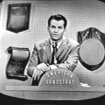 Dick Clark introduces Patsy Cline. Due to the fact that the film footage of Patsy on the show has been lost, Johnny's photos that he took of his television are the only pictures that survive to document her performance.