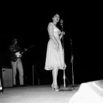 Patsy Cline at an outdoor concert in 1962. Photo by Johnny Franklin.